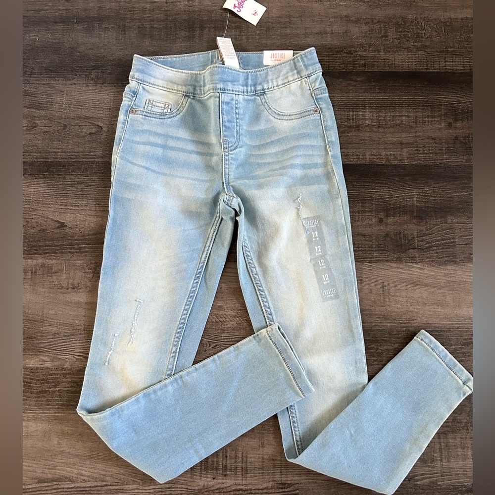 Girls Size 12 Slim jeans by JUSTICE